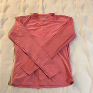 Pink Under Armour shirt